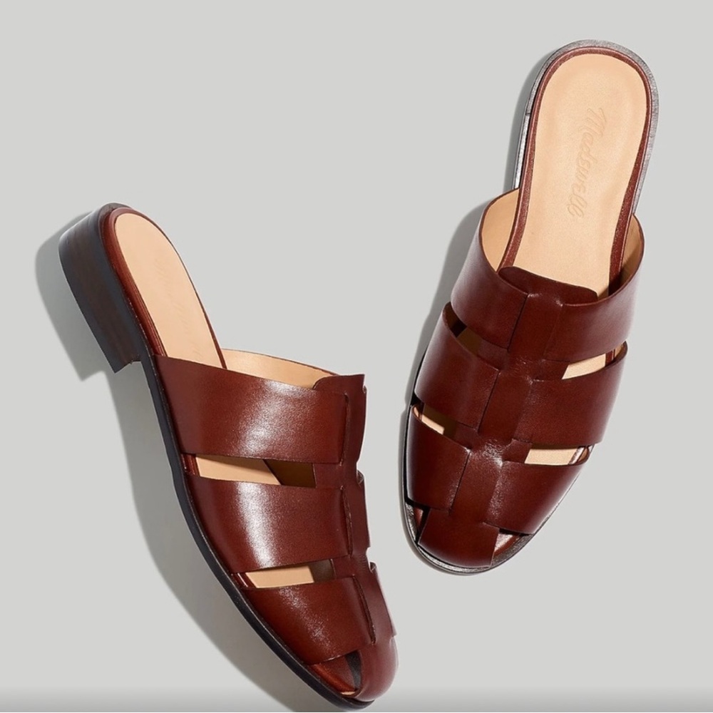 Barely worn Madewell fisherman mules